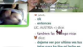 Morsomt brunette store pupp jente dans